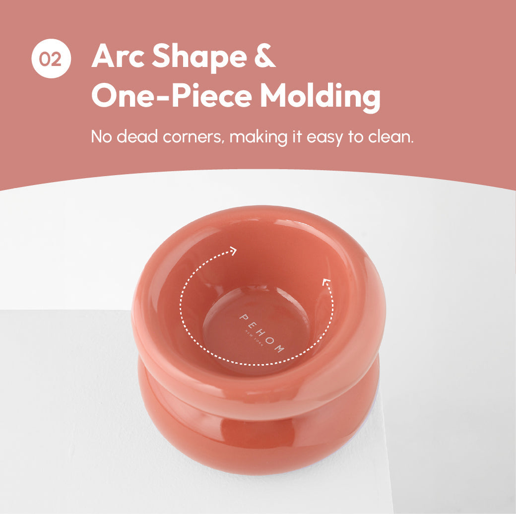 Soufflé Matskål för Husdjur - Rose Pink