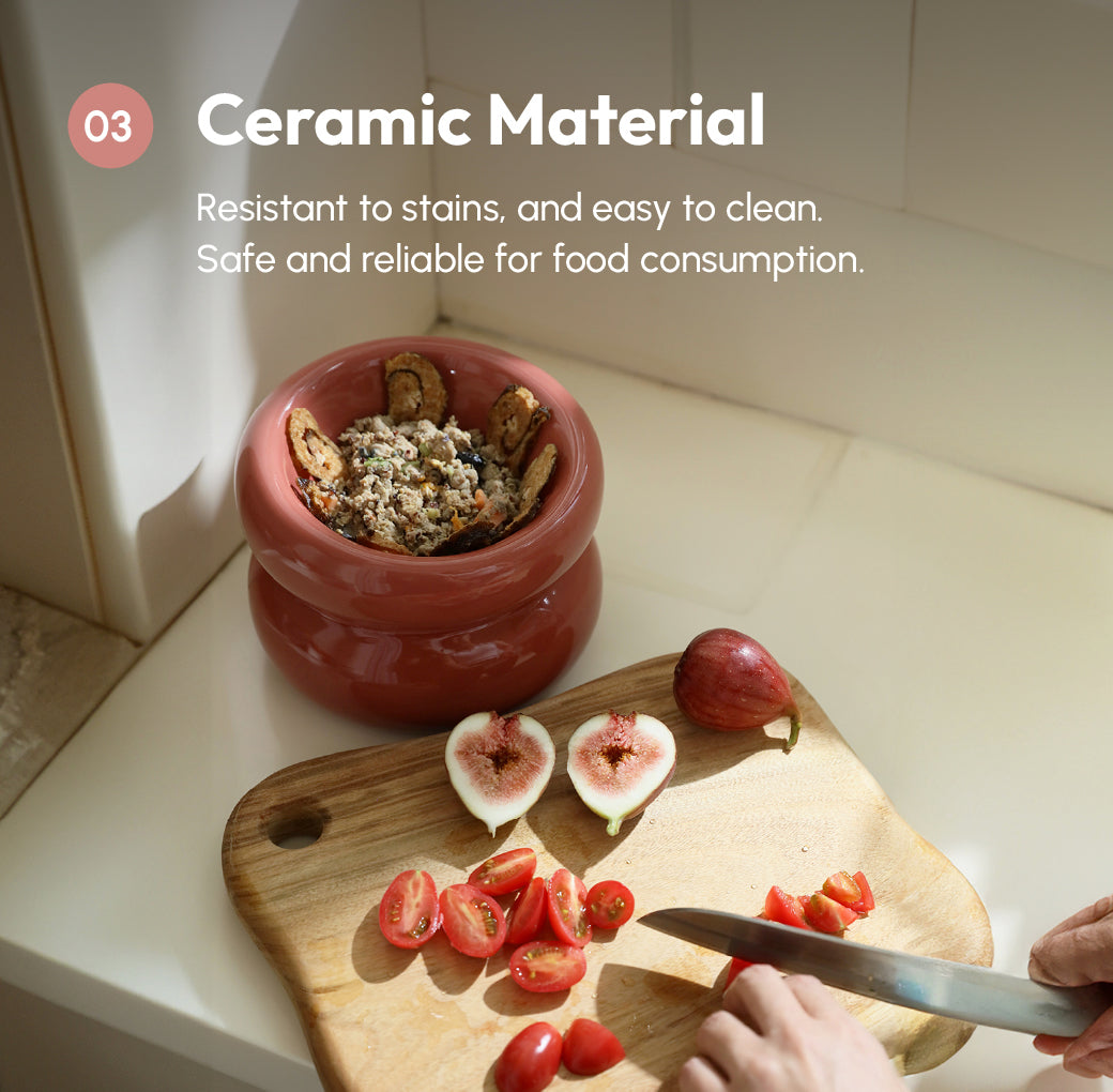 Soufflé Matskål för Husdjur - Rose Pink