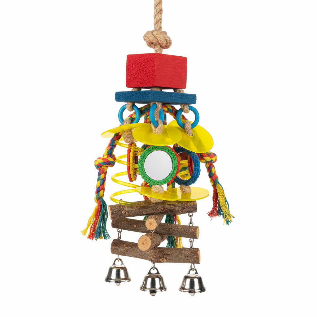 Interaktiv Leksak för Fåglar