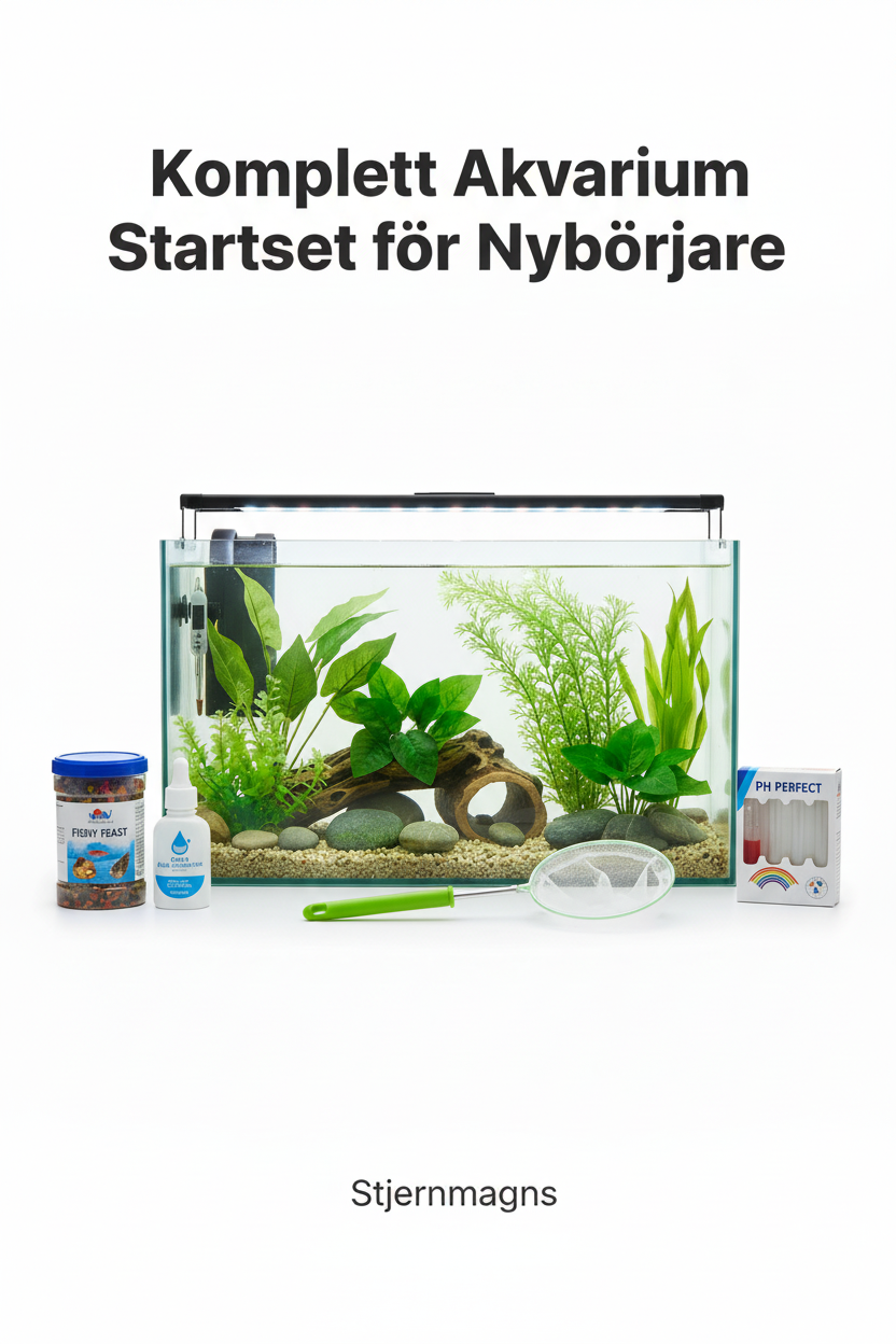 Komplett Akvarium Startset för Nybörjare