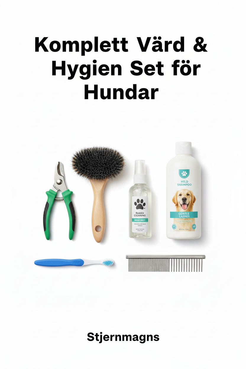 Komplett Vård & Hygien Set för Hundar
