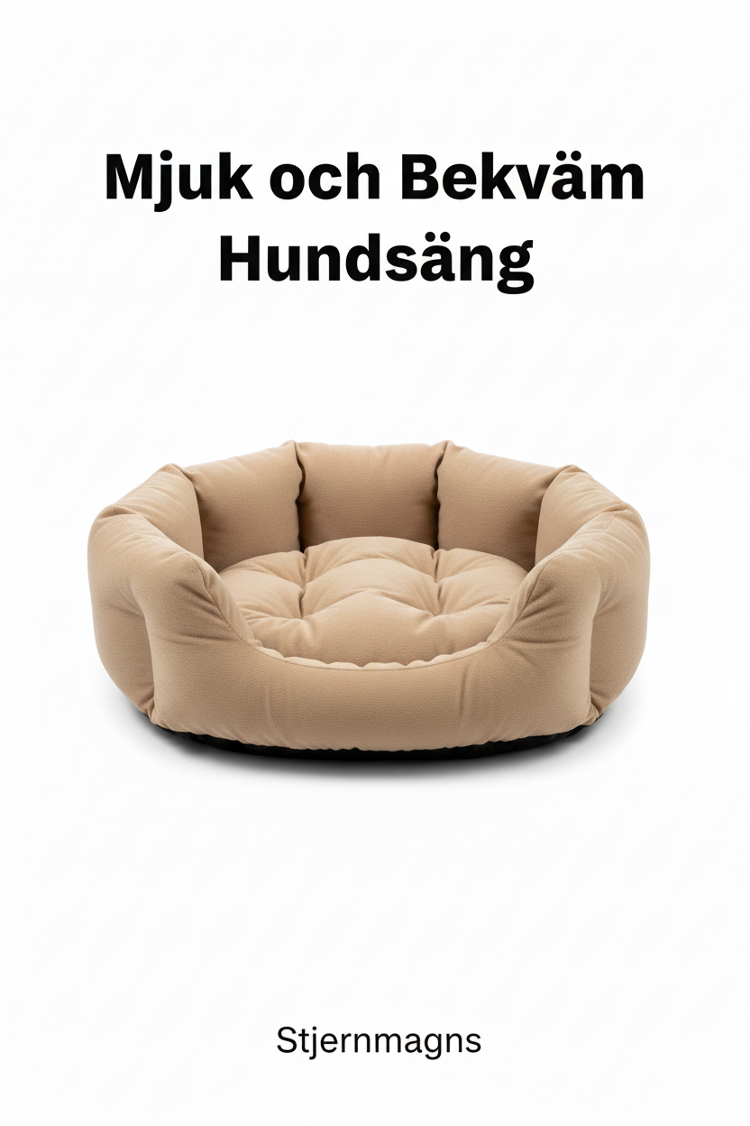 Mjuk och Bekväm Hundsäng