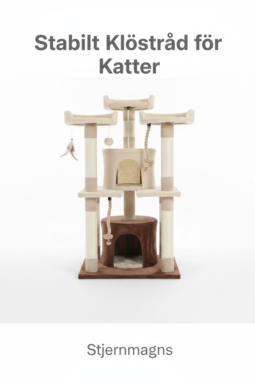 Stabilt Klösträd för Katter